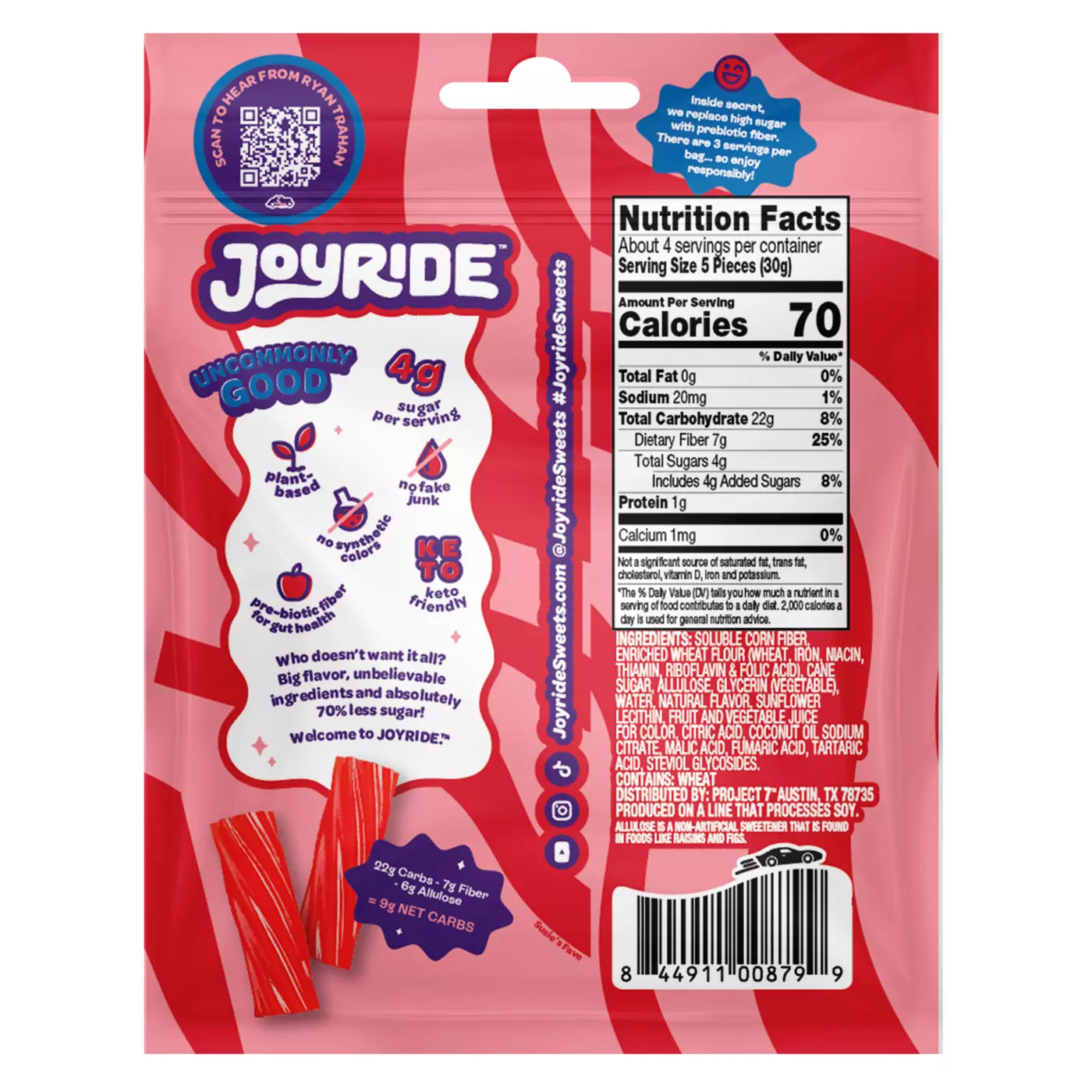 JOYRIDE CLASSIC STRAWBERRY TWISTS