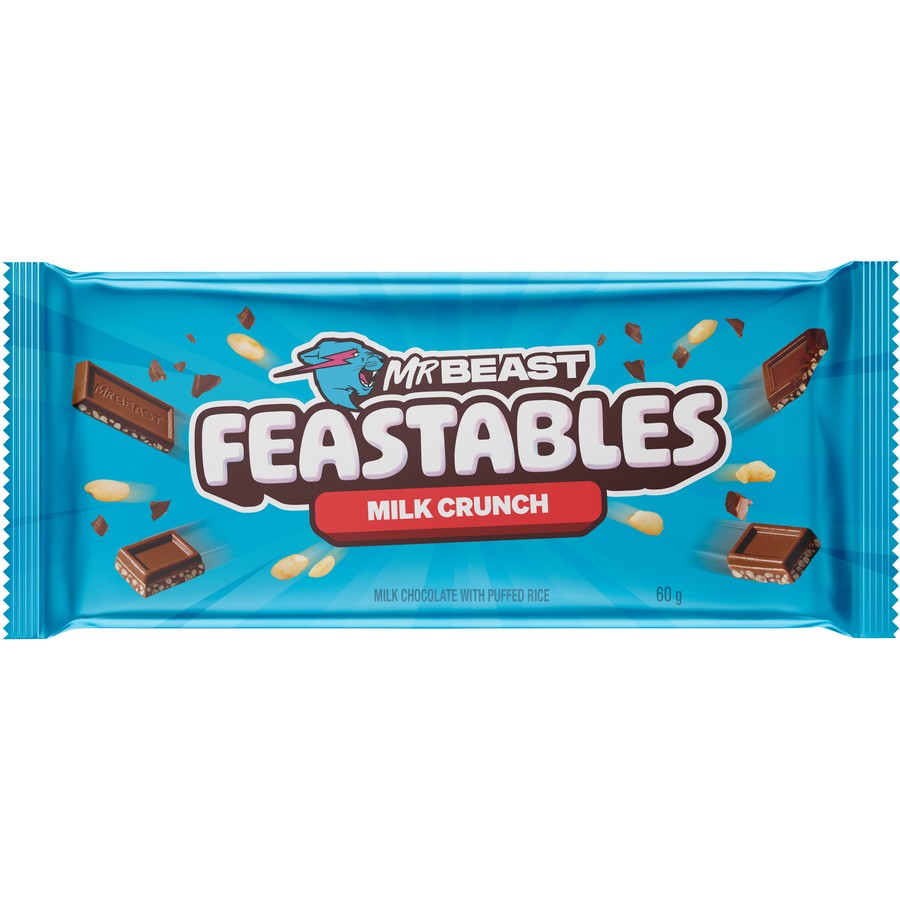 FEASTABLES MILK CRUNCH CHOCOLATE - Sweet Seeker