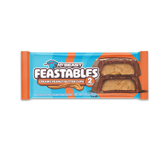 FEASTABLES CREAMY PEANUT BUTTER CUPS
