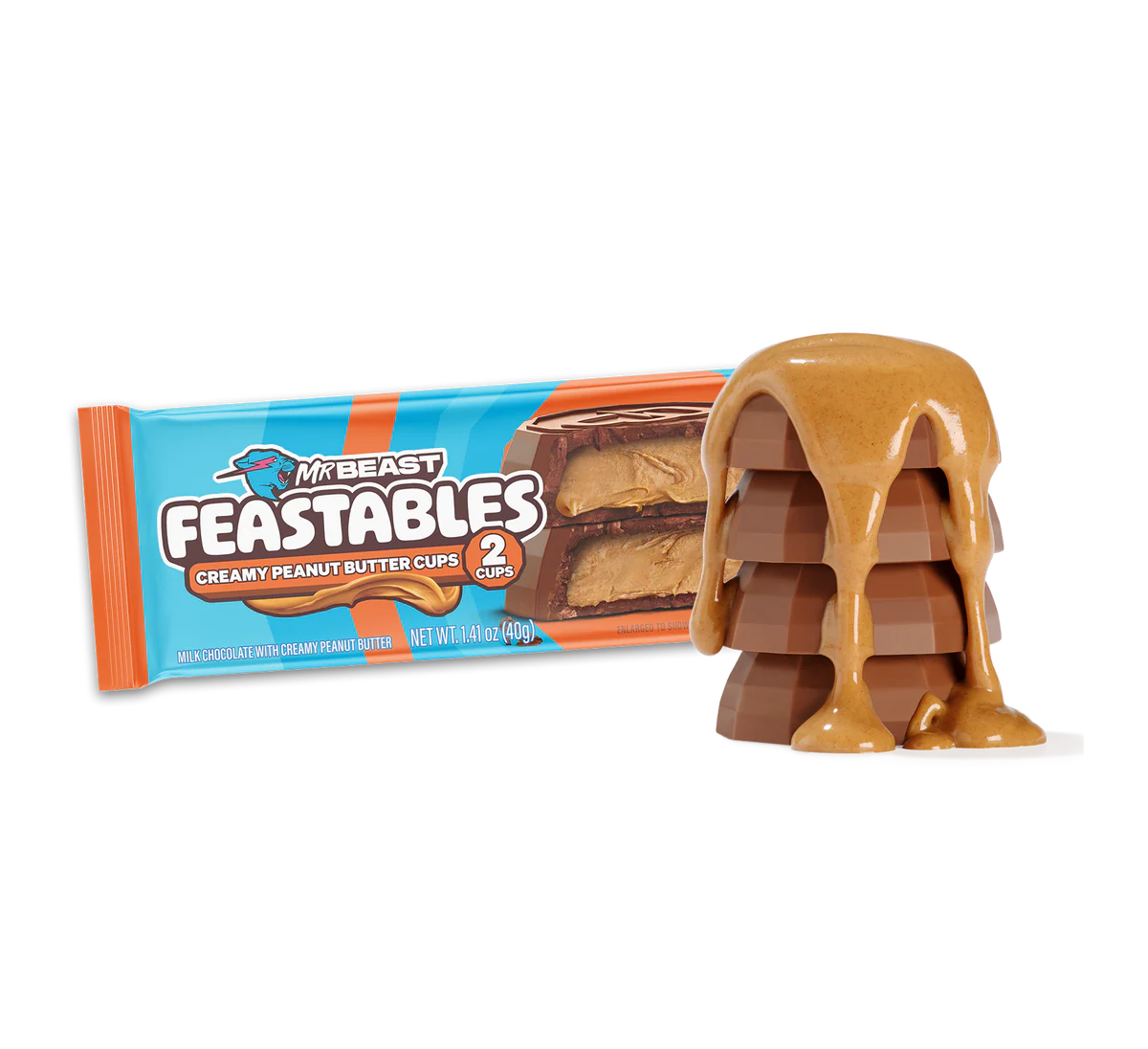 FEASTABLES CREAMY PEANUT BUTTER CUPS