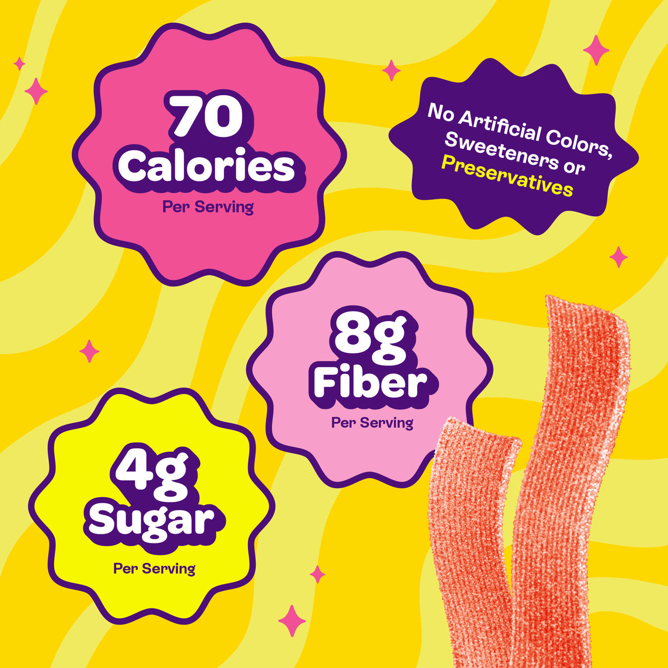 JOYRIDE PINK LEMONADE SOUR STRIPS