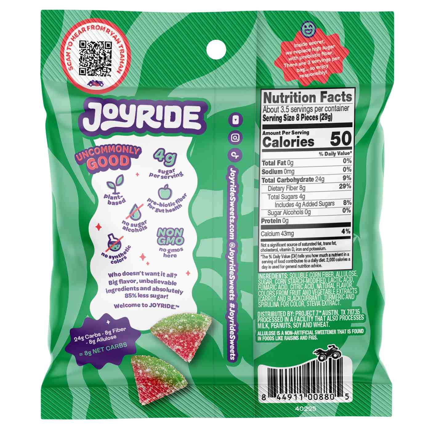 JOYRIDE SOUR WATERMELON WEDGES