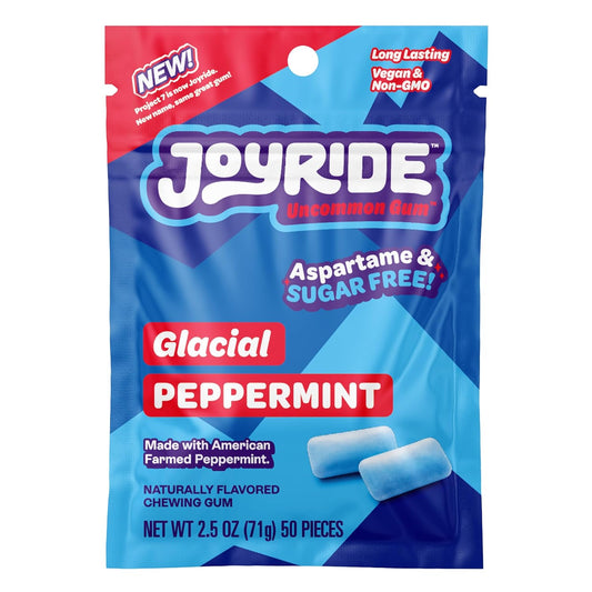 JOYRIDE GLACIAL PEPPERMINT GUM