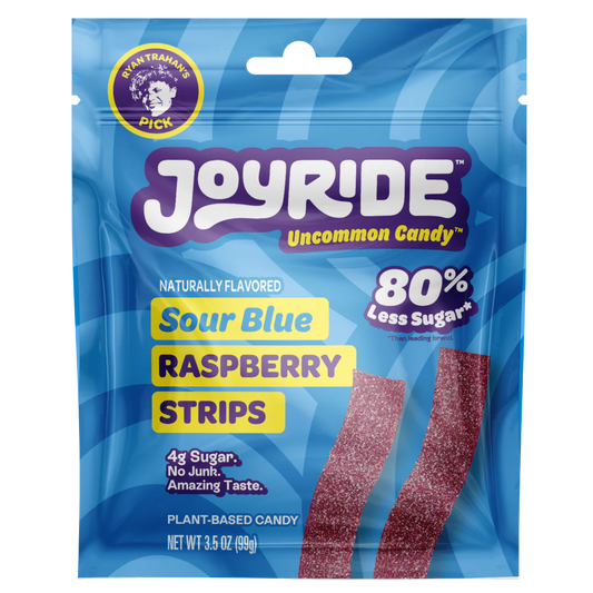 JOYRIDE SOUR BLUE RASPBERRY STRIPS