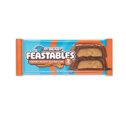 FEASTABLES CREAMY PEANUT BUTTER CUPS
