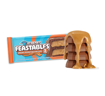 FEASTABLES CREAMY PEANUT BUTTER CUPS