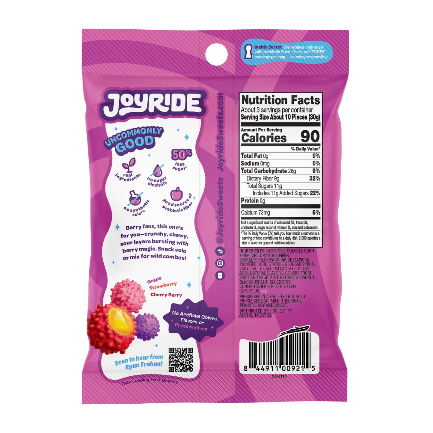 JOYRIDE BERRY GUMMY BUSTERS
