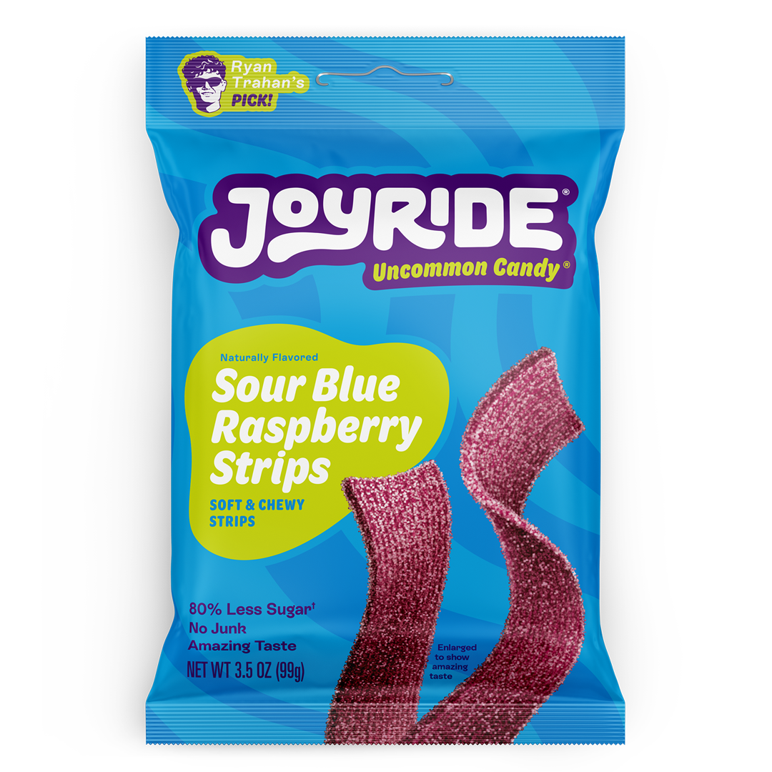 JOYRIDE SOUR BLUE RASPBERRY STRIPS