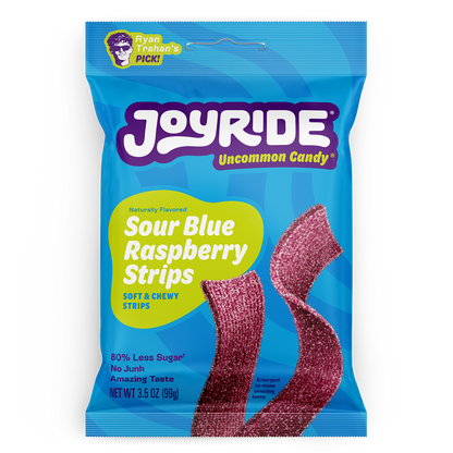 JOYRIDE SOUR BLUE RASPBERRY STRIPS