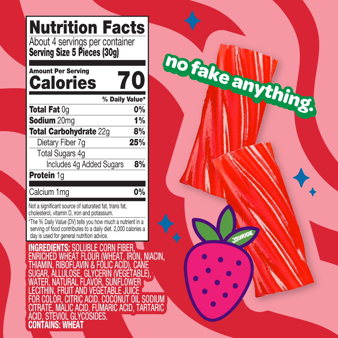 JOYRIDE CLASSIC STRAWBERRY TWISTS